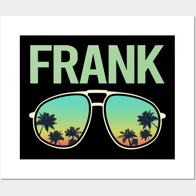 Cool Glasses - Frank Name Wall Art by Atlas Skate